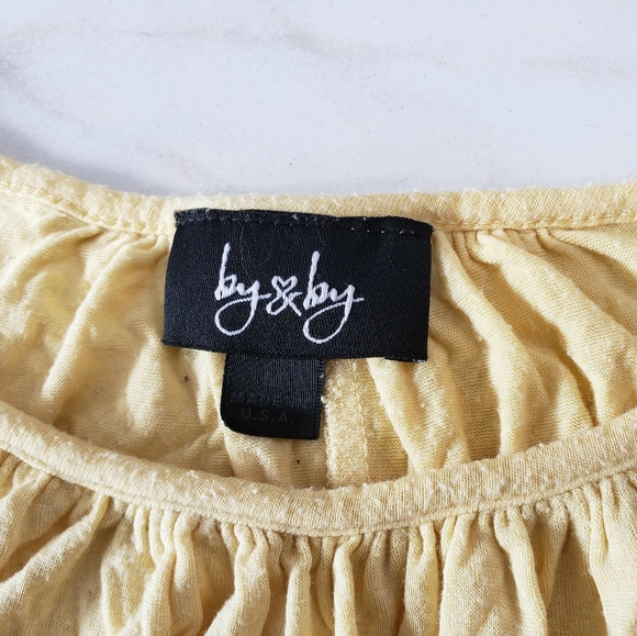 By & By Yellow Top Size Medium - Picture 2 of 3